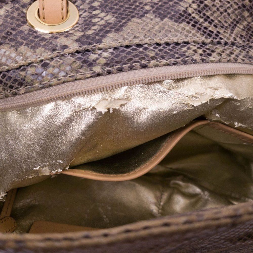 Michael Kors Jet Set Tote Python Print - Picture 5 of 6
